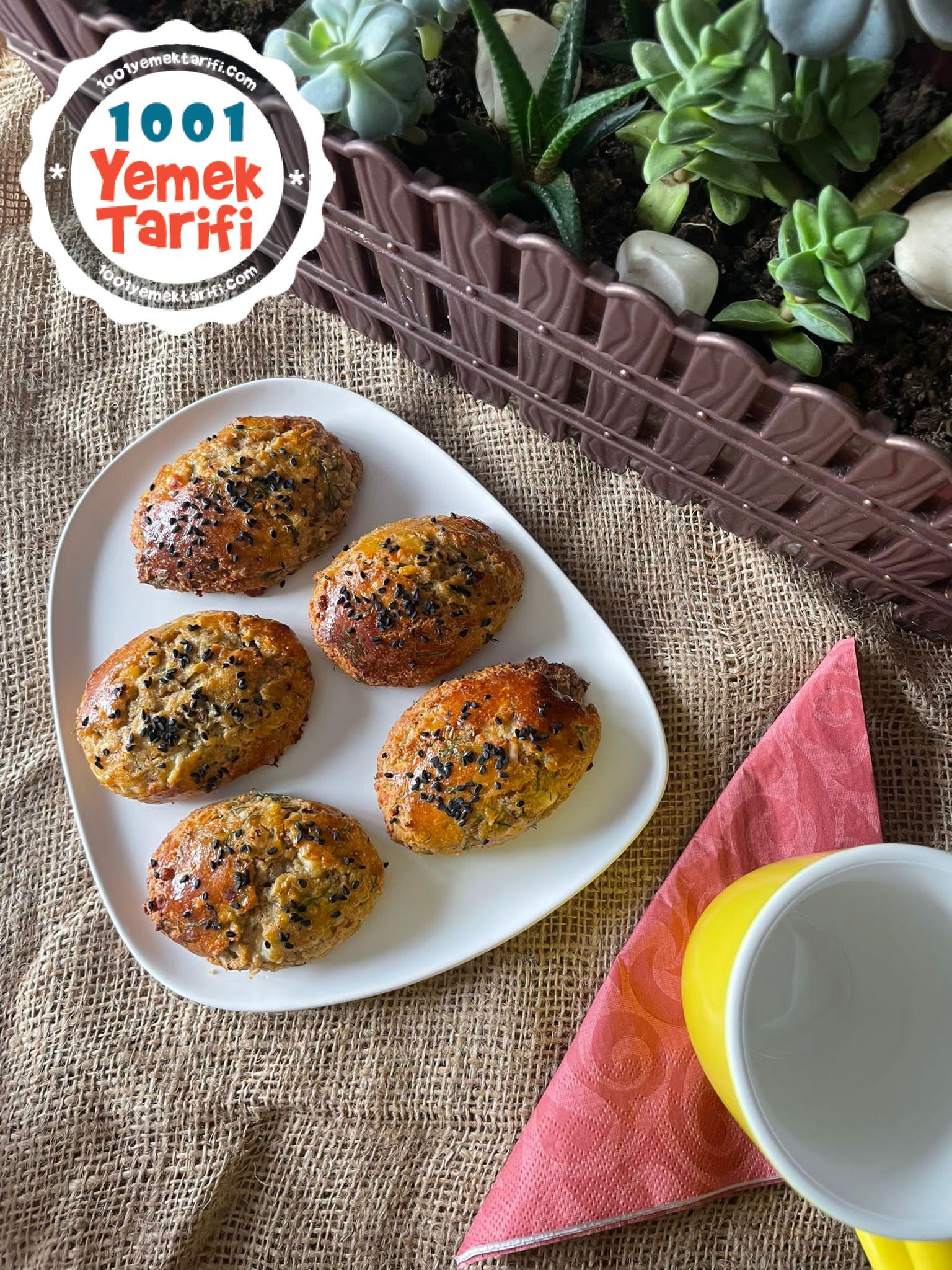 Elmalı Keçi Peynirli Fit Poğaça Tarifi