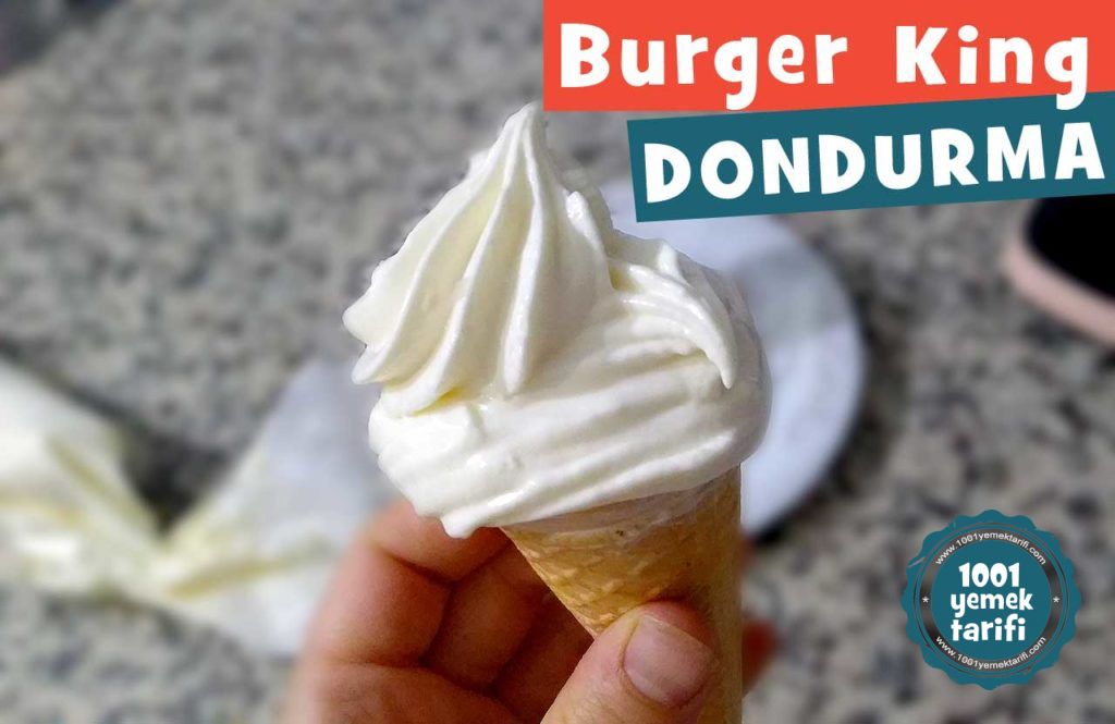 Evde Burger King Dondurma Tarifi Videosu-evde kolay-mcdonalds dondurmasi nasil yapilir yapimi-kac kalori-nefis-1001yemektarifi