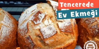 Evde Ekmek Tarifi: Döküm Tencerede Ev Yapımı Ekmek Yapımı | Ekşi Mayalı