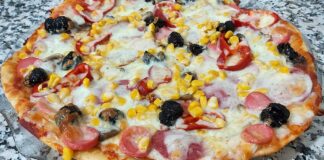 Evde karisik pizza tarifi nasil yapilir-kolay pizza yapimi-dominos-pizza hut-110yemektarifi