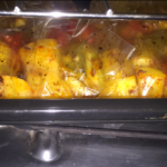 Fırında Nefis Sebzeli Patates Yemeği