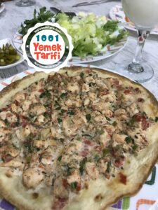 Lavaşlı Tavuklu Pide tarifi-nasıl yapılır-kaç kalori