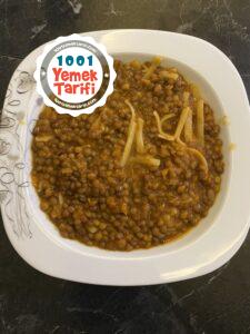 Erişteli Yeşil Mercimek Yemeği