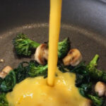 Matarlı ıspanaklı brokoli omlet tarifi