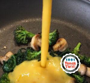 Matarlı ıspanaklı brokoli omlet tarifi