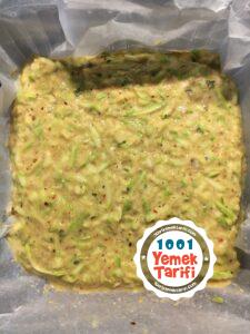 Fırında mücver kek tarifi