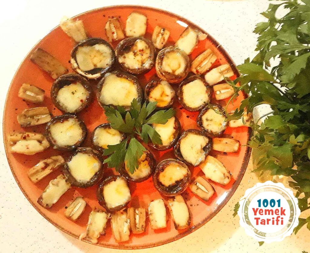 Firinda Tereyagli Baharatli Mantar Tarifi nasil yapilir-kac kalori-yapimi-1001yemektarifi