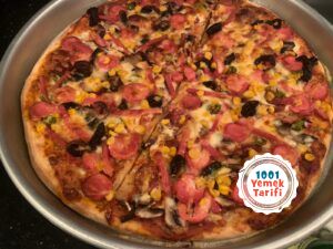 ev yapımı pizza tarifi nasıl yapılır kaç kalori