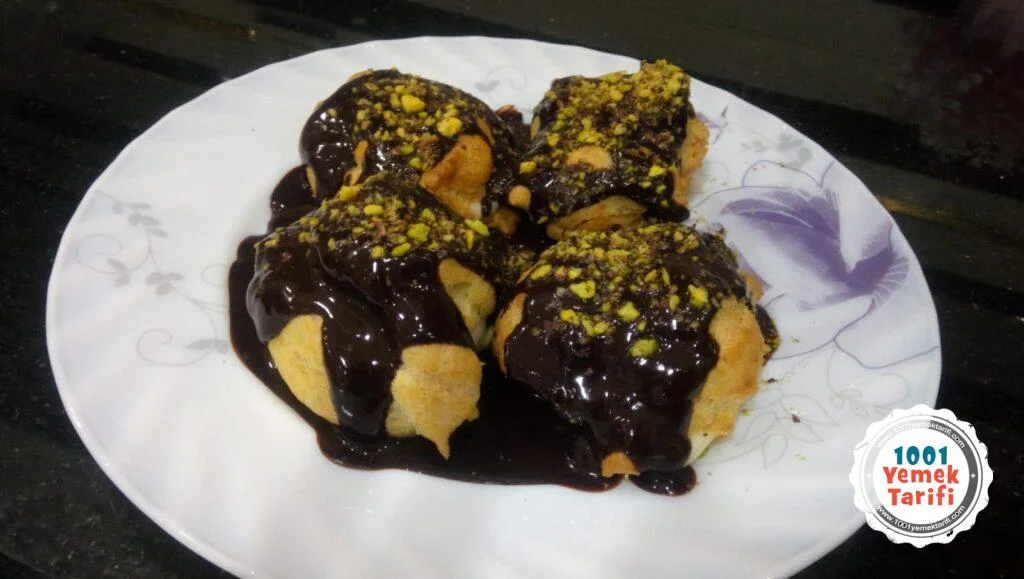 Profiterol Tarifi (nasıl yapılır-kaç kalori) profiterol yapımı-kolay-puf noktası