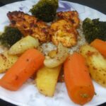 Fırında Sebzeli Tavuk Kebap Tarifi