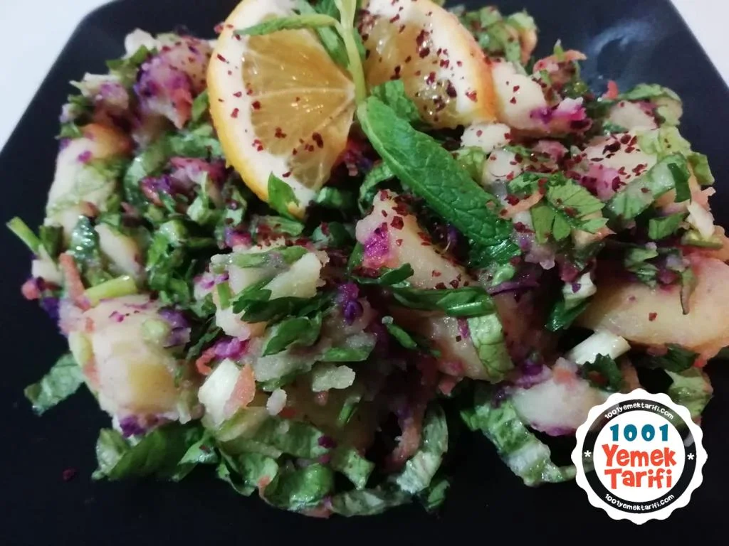 Yeşillikli patates salatası tarifi
