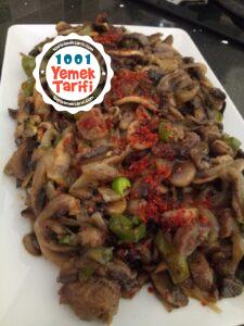 Etli Mantar Sote Tarifi