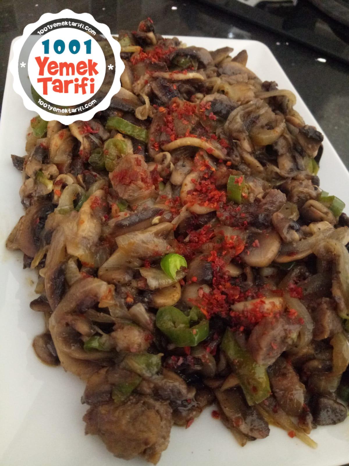 Etli Mantar Sote Tarifi