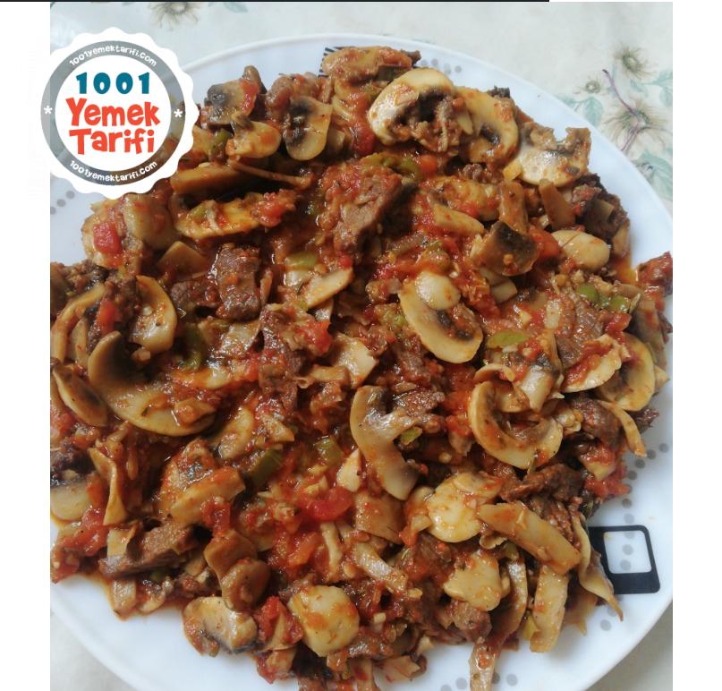 Nefis Mantarlı Et Sote Tarifi