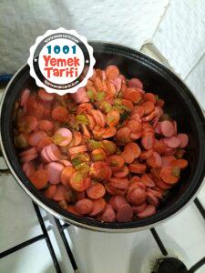 sebzeli sosis yemeği nasıl yapılır