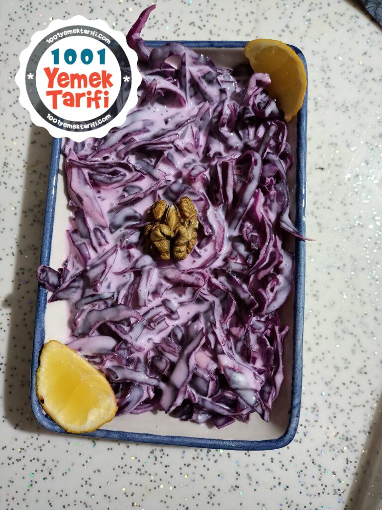 mor lahana salatası