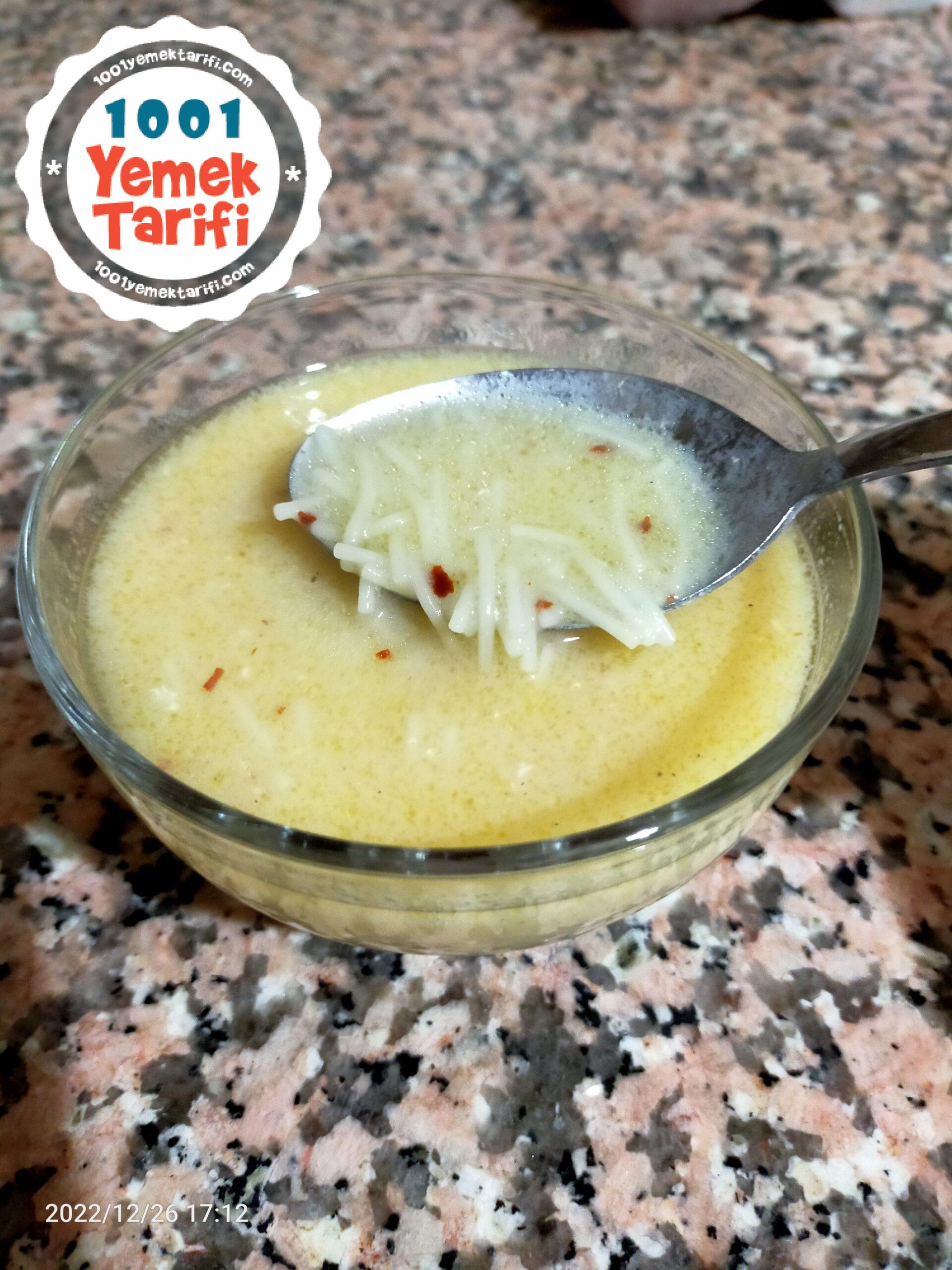 Terbiyeli Tavuk Suyu Çorba