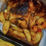 Fırın Poşetinde Kızarmış Tavuk