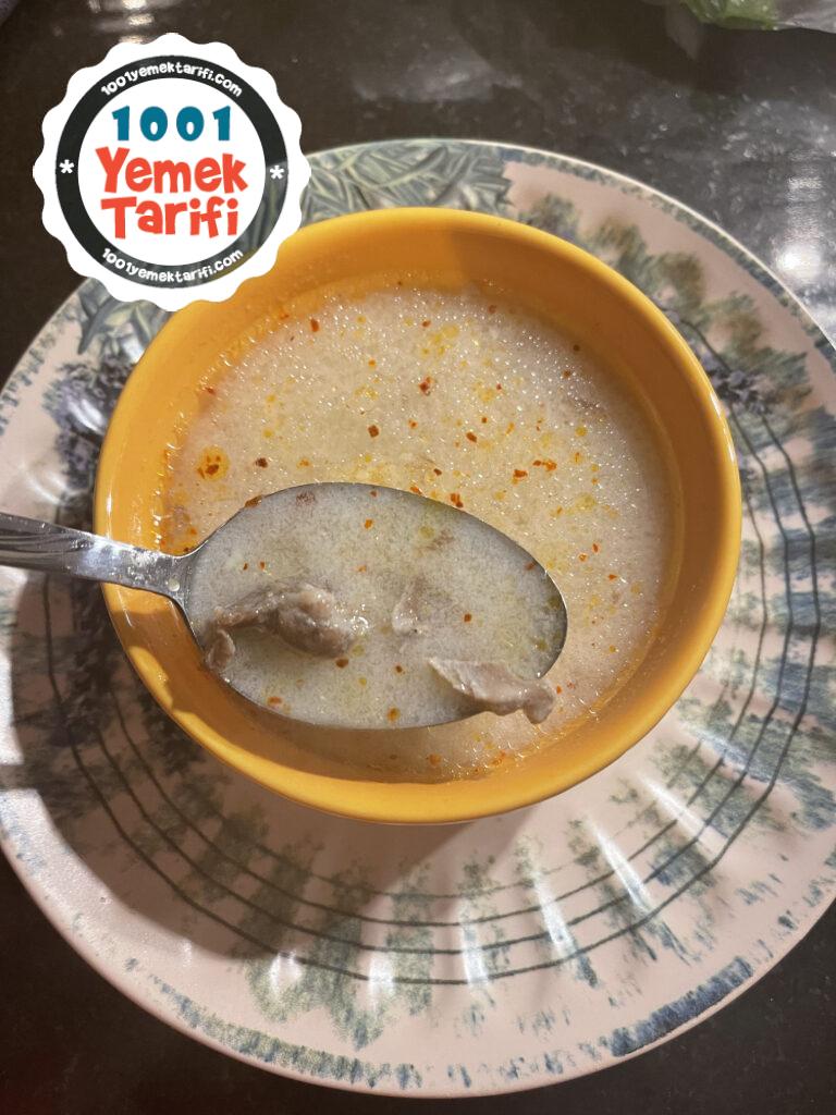 Kemikli Kuzu Etinden Kuzu Paça Çorbası Tarifi