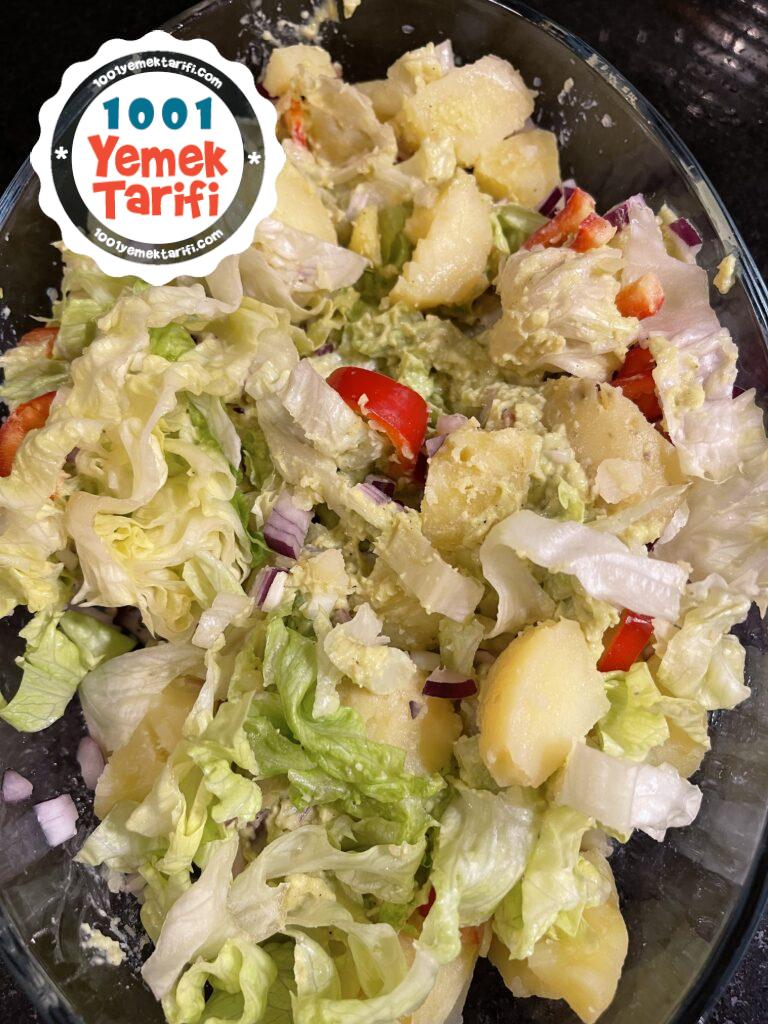 AVOKADO MAYONEZLİ PATATES SALATASI