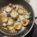 Tavada kaşarlı mantar ızgara yapımı