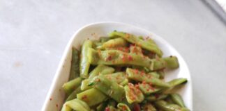 taze fasulyeli biberli mezesi