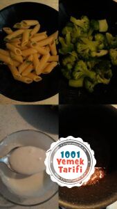 brokolili makarna mantısı tarifi yapımı nasıl yapılır