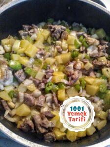 Sebzeli Türlü Kuşbaşı Sote Tarifi yapımı nasıl yapılır kaç kalori