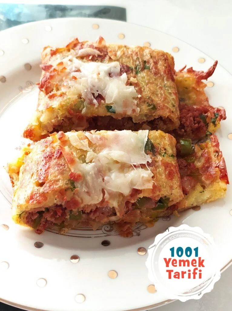 Kıymalı Patates Rulo Tarifi yapımı nasıl yapılır kaç kalori