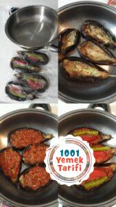 Dondurulmuş Patlıcanla Karnıyarık Tarifi yapımı nasıl yapılır kaç kalori