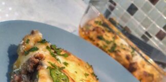 fırında beşamel soslu kıymalı patates yemek tarifi