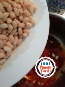 Kuru fasulye tarifi yapım aşaması