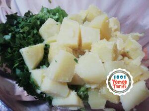 Yeşillikli patates salatası tarifi