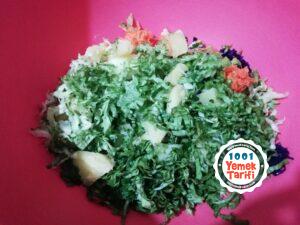 Yeşillikli patates salatası tarifi