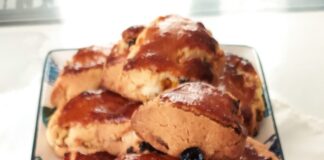 Kuru üzümlü cevizli kurabiye tarifi