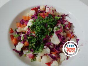 Zeytinyağlı Karnabahar Salatası Tarifi