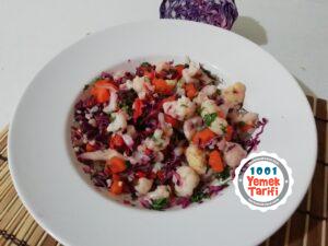 Zeytinyağlı Karnabahar Salatası Tarifi