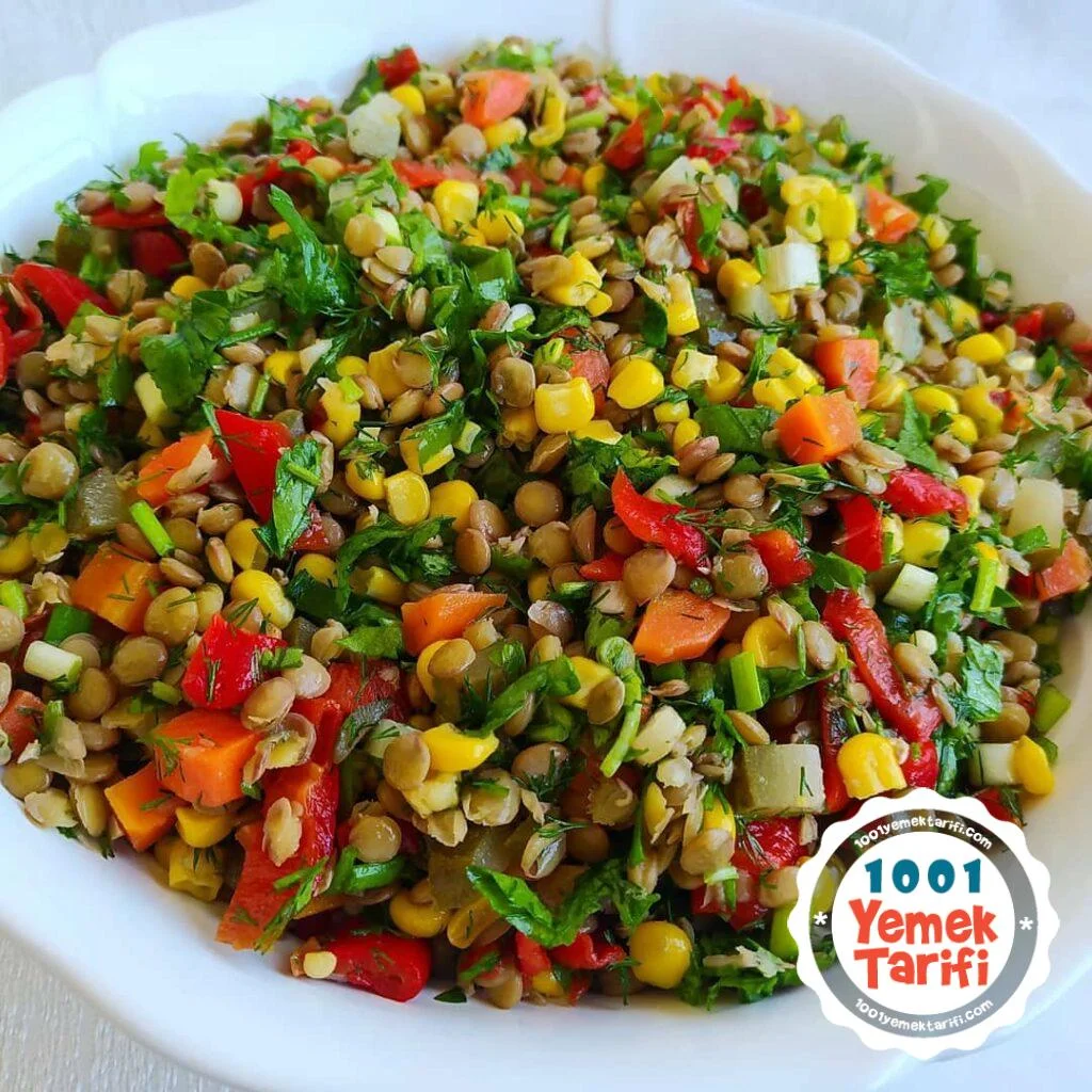 Mercimek salatası tarifi
