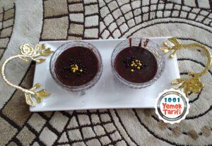 Çikolatalı Muhallebi Tarifi-nasıl yapılır-kolay yapımı