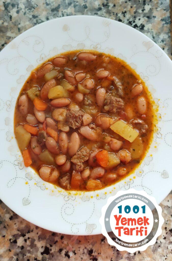 Etli barbunya tarifi