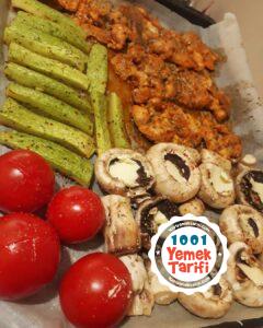 Izgara Tadında Sebzeli Tavuk