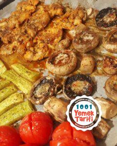 Izgara Tadında Sebzeli Tavuk