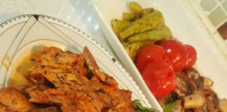 Izgara Tadında Sebzeli Tavuk