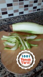 Kabak ile fit makarna tarifi