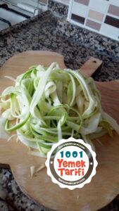 Kabak ile fit makarna tarifi