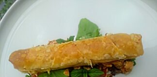 mantarlı börek tarifi-tavuklu börek yapımı