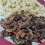 Mantar Kavurma yapımı