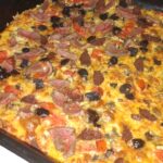 ev yapımı kolay karışık pizza