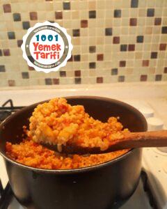 Meyhane Pilavı yapımı