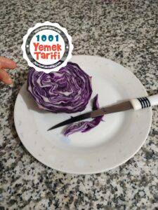 Mor lahana salatası tarifi